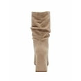 thumbnail image 3 of Vince Camuto AMBIE Slouch Pointed Toe Boot Block Heel TORTILLA Taupe Bootie (9, Nude), 3 of 4