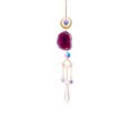 thumbnail image 1 of ¡Venta caliente! Atrapasueños de cristal: atrapasoles para colgar en la ventana con cristales y rodajas de ágata, adornos de campanas de viento, decoración para el hogar, 1 of 2