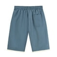 thumbnail image 2 of Men Summer Drawstring Shorts Solid Color Embroidered Large Size Casual Sports Straight Short Pants, 2 of 7