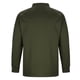 thumbnail image 3 of Blusa y camisa de manga larga con cuello vuelto para hombre, sudadera informal con botones de color liso, camisetas de poliéster para hombre con cuello vuelto de manga larga, 3 of 6