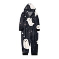 thumbnail image 2 of SUXIAN Matching Family Pajamas Halloween Zipper Romper Print Hoodie Long Sleeve Family Matching Outfit Toddler Pajamas, 2 of 4