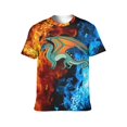 thumbnail image 6 of Wings of Fire T-Shirts for Men Women, Funny Novelty Tee for Adults, Fashion 3D Print Short Sleeve, Unisex Casual Crew Neck Tee, 6 of 8