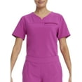 thumbnail image 6 of Scrubstar Women's Active Stretch Ethical Fabric V-Neck Seasonal Solid Tuck-In Scrub Top, 6 of 8