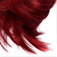 thumbnail image 3 of Perruque courte et lisse pour femme, couleur rouge, bande élastique, porte fermement, fausse perruque Bob avec frange, 3 of 4