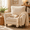 Beige, variant on YIORTWO Accent Chair, Modern Upholstered Comfy Sofa Chairs, Single Leisure Sofa with Cushioned Seat, Ergonomic Design, High-Density Foam, Wooden Legs, Sturdy Metal Frame, 380 lbs Capacity, Gray