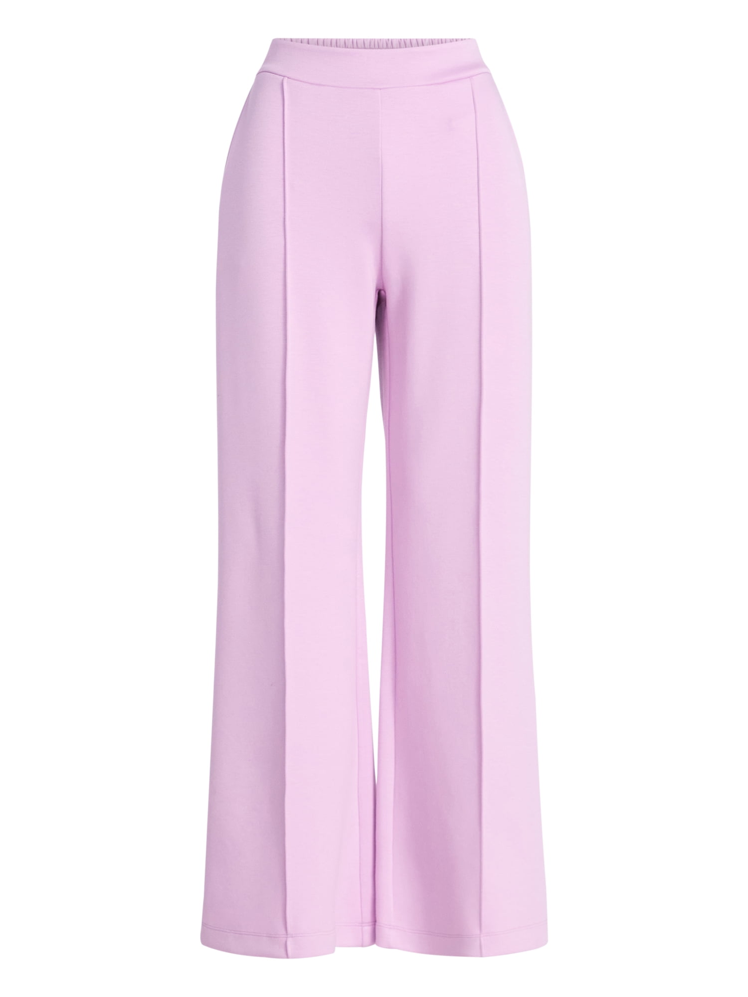 Scoop Women's and Women's Plus New Scubaknit Seamed Sweatpants, Regular and Short Lengths, Sizes XS-4X