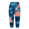 thumbnail image 4 of Capri Pants for Women Loose Fit Summer Hawaii Print Capri Pants Dressy Ladies Baggy Cargo Sweatpants for Hiking, 4 of 8