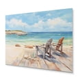 thumbnail image 2 of Designart "Lounging by the Coast II" Coastal Metal Art Living Room, 2 of 5