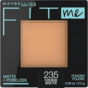 Maybelline Fit Me Matte   Poreless Pressed Face Powder Makeup & Setting Powder, Pure Beige, 1 Count