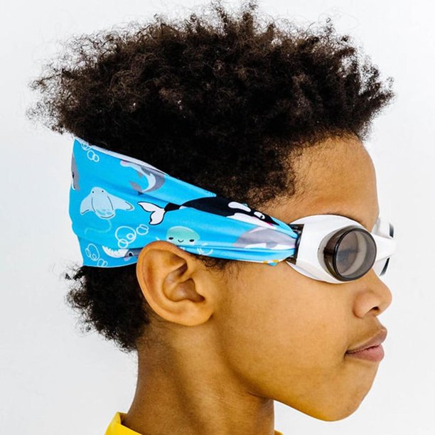 SPLASH PLACE GOGGLES NATACION con Correa de Tela - Ocean Friends | Fun, Fashionable, Comfortable - G multicolor