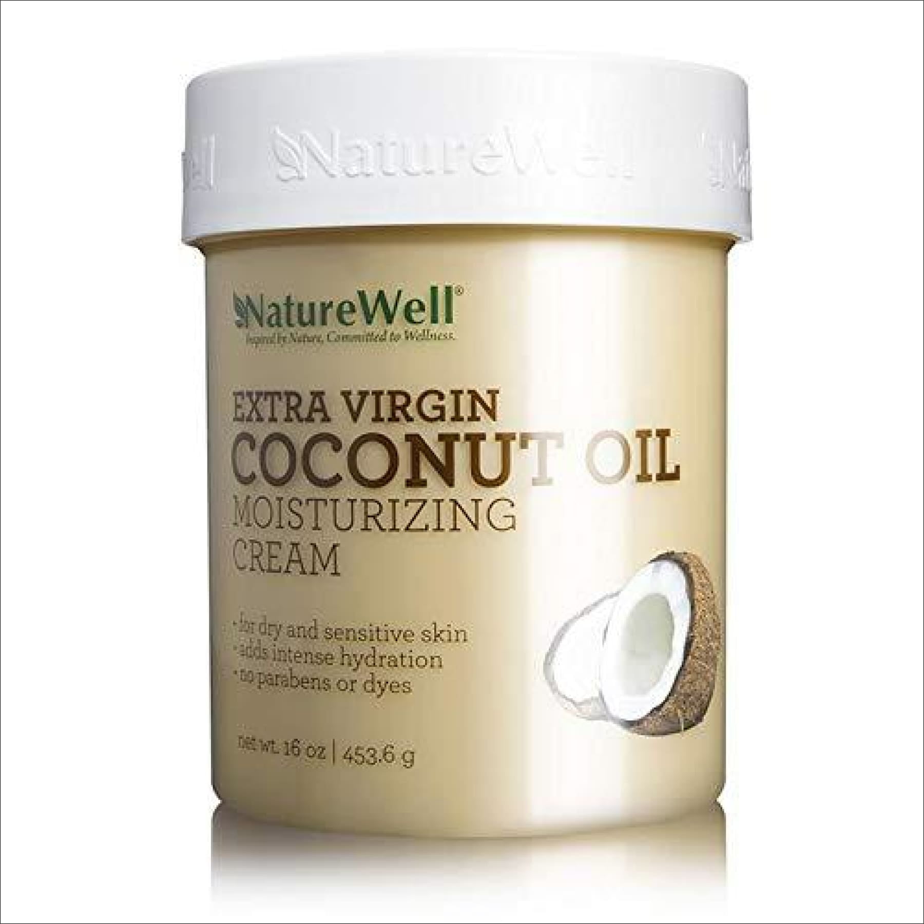 NatureWell Extra Virgin Coconut Oil Moisturizing Cream for Face & Body