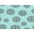 thumbnail image 1 of Ahgly Company Indoor Rectangle Patterned Light Aquamarine Green Area Rugs, 7' x 9', 1 of 6