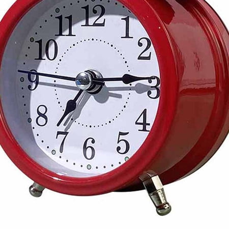 Thalyn Twin Alarm Clock Bedside Alarm Clock, Twin Bell Alarm Clock Low Ticking Noise for Bedroom photo Thalyn Twin Alarm Clock Bedside Alarm Clock, Twin Bell Alarm Clock Low Ticking Noise for Bedroom