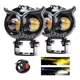 thumbnail image 1 of Par Faros Led 80w Hi/lo Doble Color Auto Moto Exploradoras, 1 of 8