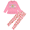 Pink Gingerbread, variant on Aideaone Girls Outfit Fall 2 Pcs Clothes Sets Long Sleeve Ruffle Hem Shirt Floral Pants for Kids Size 3-8