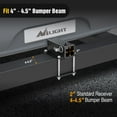 thumbnail image 4 of Nilight RV Bumper Hitch Receiver Fits for 4-4.5 inches Beams 2 inch Receiver 2000 lbs Capacity Bolt-On Heavy Duty Steel for Camper Bike Racks Cargo Carriers, 4 of 6