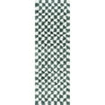 thumbnail image 6 of nuLOOM Adelaide Mid-Century Checkered Shag Area Rug, 2' 8" x 8', Runner, Green, 6 of 9