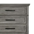 thumbnail image 3 of Benjara BM314412 54 in. Fimmy Rustic Gray Wood Finish & Black Tall Dresser Chest with 5 Drawers, 3 of 6