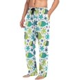 thumbnail image 5 of Asian Style Boho Pajama Pants Mens Lounge Pants Lightweight Men Pajama Bottoms with Drawstring Pockets, 5 of 7
