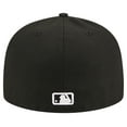 thumbnail image 4 of Men's New Era Black Houston Astros Logo 59FIFTY Fitted Hat, 4 of 6