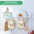 thumbnail image 4 of Yayeee Pot Holders Kitchen Heat Resistant with Pocket 7"x9.8" Cotton Oven Cooking Hot Pads, Light Red Flowers, 4 of 7