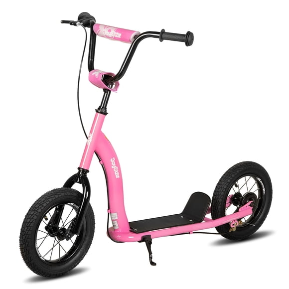 JOYSTAR Trottinette pour Enfants 5+ Ados et Jeunes, Trottinette Légère pour Enfants avec Guidon Ajustable, Trottinette à 2 Roues pour Garçons et Filles, Gonflable 12 Pouces