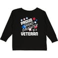 thumbnail image 3 of Inktastic Proud Granddaughter of a Veteran- Veterans Day Girls Long Sleeve Toddler T-Shirt, 3 of 5