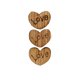 thumbnail image 1 of Ounissouiy 100 unids/set broches de en forma de corazón Mini tableros de artesanía decorativa que hace accesorios accesorios de ropa Artesanía, 1 of 1