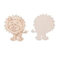 thumbnail image 3 of GOOHOCHY  10 Pcs Painted Lion Model Decorating Crafts Unfinished Child, 3 of 8
