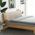 Rounuo Daybed Wedge Bolster Pillow, King 76" Upholstered Headboard