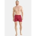 thumbnail image 4 of George Men's Moisture-Wicking Stretch Woven Boxers, 6-Pack, Sizes S-2XL, 4 of 12