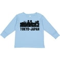thumbnail image 3 of Inktastic Tokyo Japan City Skyline with Grunge Boys or Girls Long Sleeve Toddler T-Shirt, 3 of 5