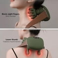 thumbnail image 6 of The Bionic 3D Neck & Shoulder Massager, Shiatsu Deep Tissue Massager for Pain Relief, Cordless Electric Shoulder & Back Massager, Green, 6 of 9