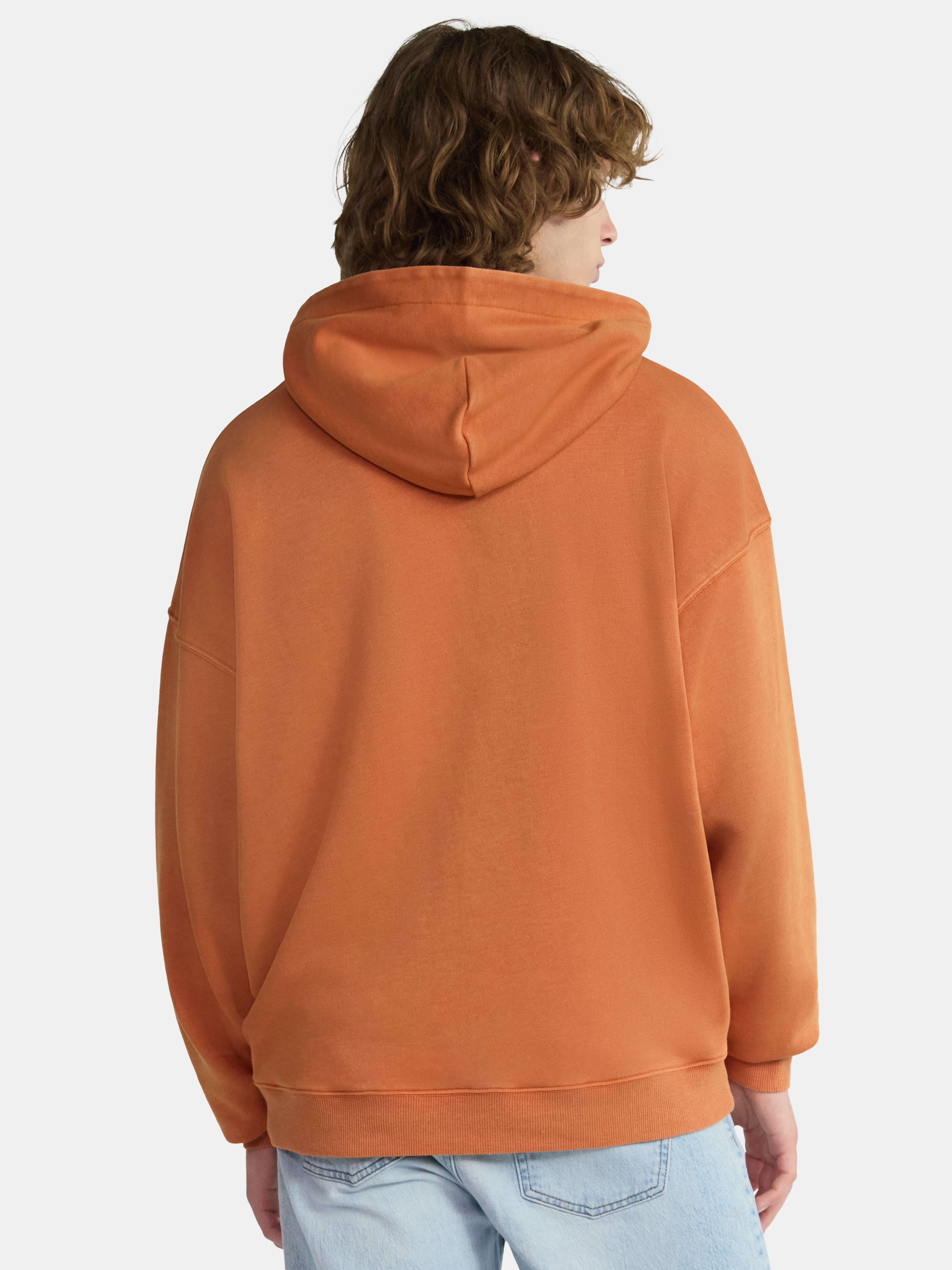 No Boundaries Oversized Hoodie with Long Sleeves, Men's & Big Men's