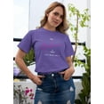 thumbnail image 2 of Always Believe Shaped T-Shirt Women -Image by Shutterstock, Female x-Large, 2 of 4
