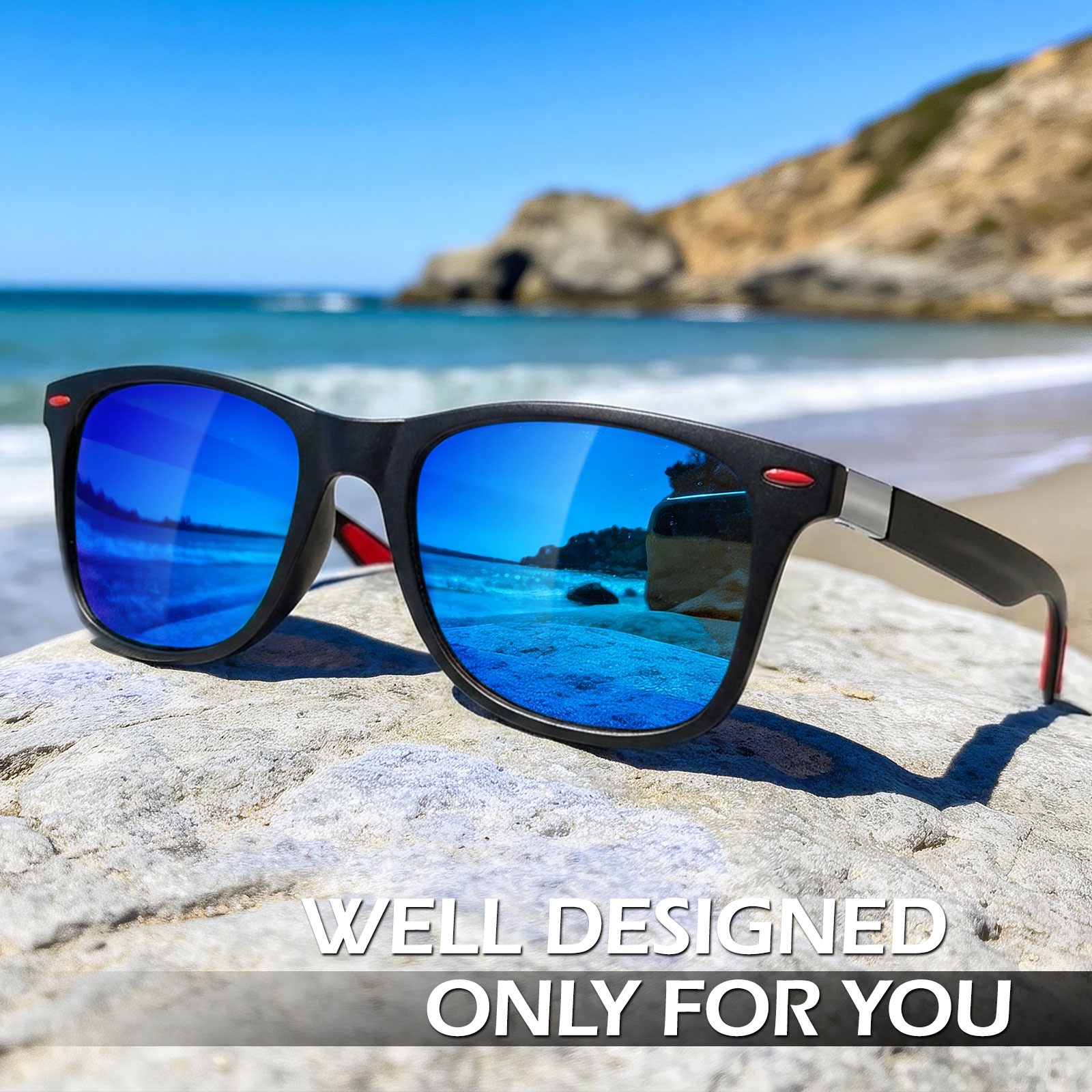 LINVO Men's Retro Polarized Sunglasses, 2-Pack photo 4
