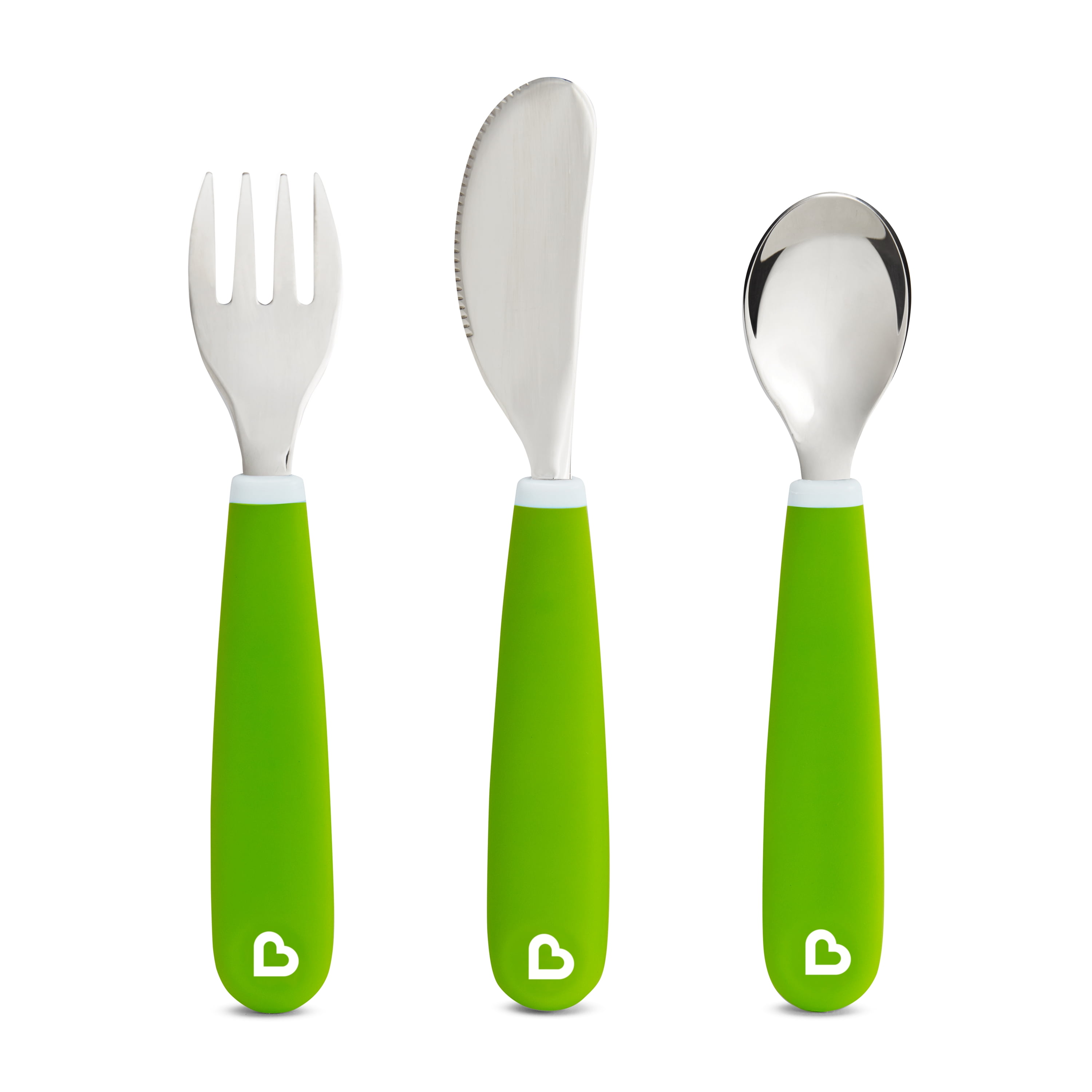 Munchkin Splash Green Toddler Utensils Walmart Com