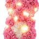 thumbnail image 5 of Oso artificial Rosa BLESIY Flor Rosa para Navidad Día de San Valentín Cumpleaños Niñas Mujeres novia rosa oso, 5 of 6