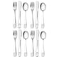 thumbnail image 1 of Juego de cubiertos para niños de 12 piezas, utensilios de acero inoxidable seguros para niños, juego de cubiertos para niños, utensilios de metal para niños pequeños, 1 of 3