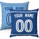 thumbnail image 1 of wonima44 Throw Pillow 2 Packs Personalized Custom Any Name and Number for Men Women Boy Gift, 1 of 1