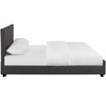 thumbnail image 2 of Camden Isle Home Modern Hindes Gray Full Platform Bed, 2 of 3