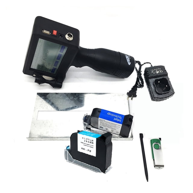 Printer Jet, Inkjet Printer 12.7mm Fast Drying 4.3 Inch Touch Screen QR Code/Label Printer Inkjet USB Handheld Inkjet Printer ,Fast Printing