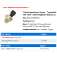 thumbnail image 2 of Turbocharger Boost Sensor - Compatible with 2001 - 2003 Freightliner Classic XL 2002, 2 of 3