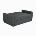 thumbnail image 5 of Serta Grant Scandinavian Convertible Loveseat with Full Size Sleeper, Charcoal Boucle Fabric, 5 of 11