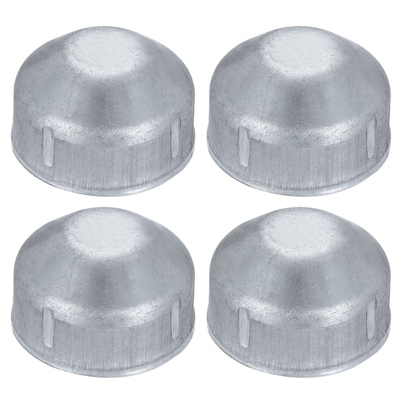 Uxcell 4 Pack 1-1/4" Chain Link Fence Post Cap, Dome External Post Caps Galvanized Round End Cap Fit 1-1/4" OD Pipe for Outdoor Chain Link Fence Parts
