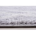thumbnail image 3 of Ladole Rugs Shaggy Tangier Turkish Smooth Soft Made by Machine Indoor Area Rug Carpet in Light Gray White, 5x8 (5'3" x 7'6", 160cm x 230cm), 3 of 5