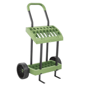 TheXceptional Rolling Tool Toter Storage Rack Garden Cart