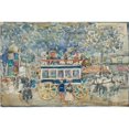 thumbnail image 3 of Maurice Prendergast 14x11 Black Modern Framed Museum Art Print Titled - The Paris Omnibus, 3 of 5