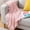 Pink, variant on Knitted Throw Blanket Ruffled Edge Lightweight Breathable Decorative Accessory for Sofa Couch Bed Indoor Home Use 35.43*27.56*0.39IN