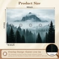 thumbnail image 3 of Wallpaper Misty Mountain Landscape Pine Trees Clouds Peel and Stick Wall Murals 69"H x 96"W Removable PVC Wall Paper Self-Adhesive Wall Paintings Art Decor for Bedroom Living Room, 3 of 7